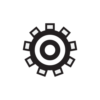 Gear Icon Mechanism and Precision png