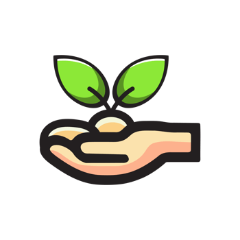 Hand Holding Seedling Nature Growth png