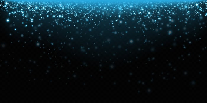 Captivating Stunning Blue Sparkles set against a Dark Background create a mesmerizing visual experience vector