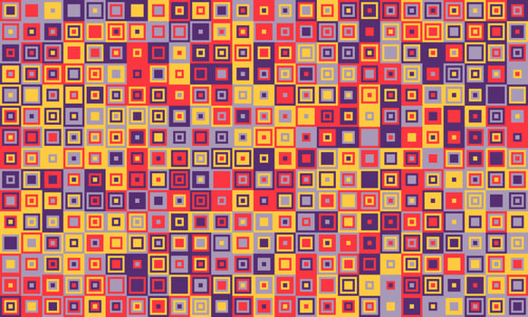 Vibrant abstract square pattern. Perfect for website backgrounds, textile designs, or modern art projects. This colorful, geometric design evokes feelings of energy and dynamism. vector