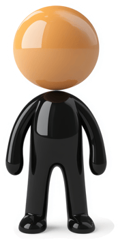Generic, cartoon person with a light-orange head. png