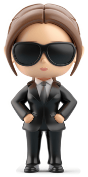 Stylish, confident businesswoman in a formal suit. png