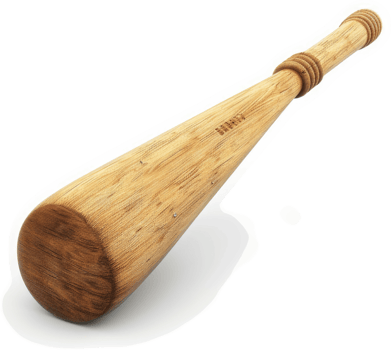 Wooden mallet, crafted for kitchen use. png