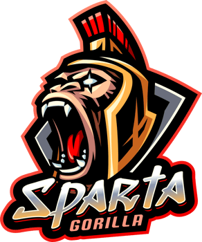 Sparta gorilla esport mascot png
