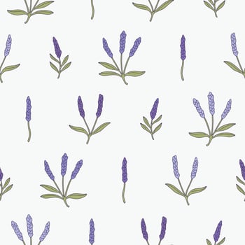 Lavender Flower Pattern Illustration Seamless for Wallpaper Background Cover Packaging vector