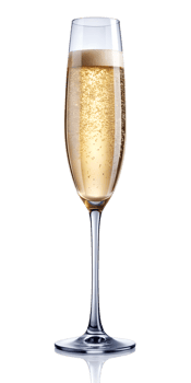 one glass of champagne png