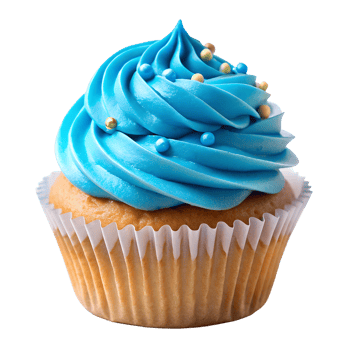 cupcake with icing png
