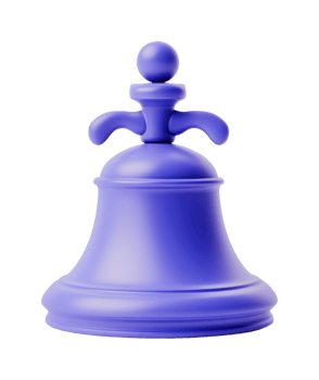Purple chess pawn in minimalist style png