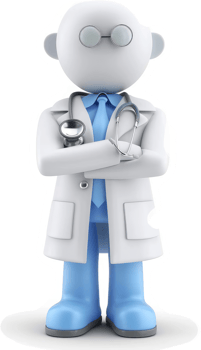 3D rendered depiction of a medical professional. png
