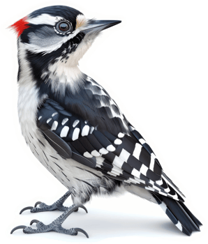 A Pileated Woodpecker in Profile. png