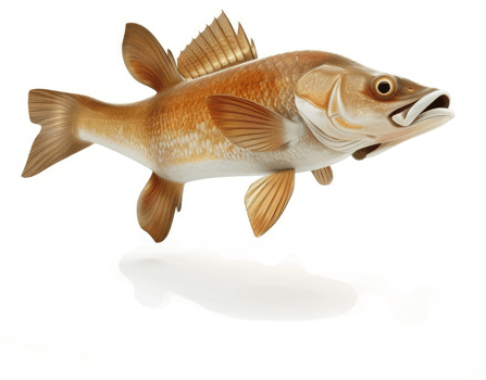 Close-up of a reddish-brown saltwater fish. png