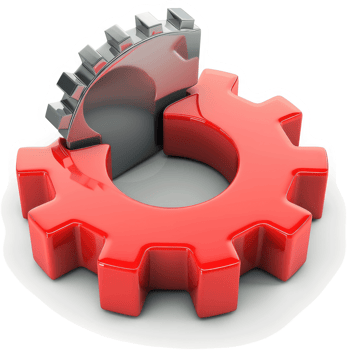 Interlocking gears symbolize teamwork and synergy. png
