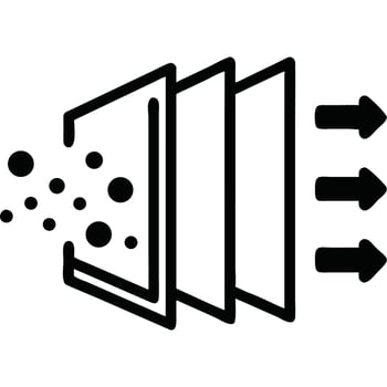 A black and white icon of a refrigerator vector