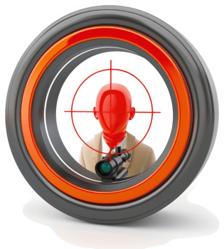 Focused targeting of a specific individual. png