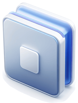 Square, translucent, button-style device icon. png