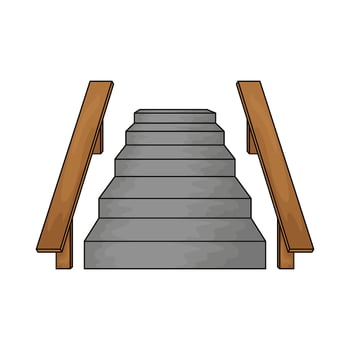 illustration of Home stair vector