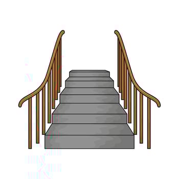 Home ladders illustration vector