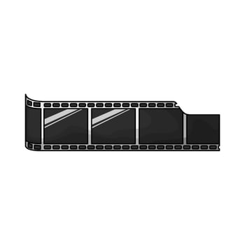 black film strip illustration vector