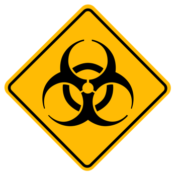 Biohazard Flat Sign png