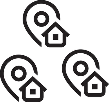 Map pin icon. location pin place marker. Location icon. Map vector