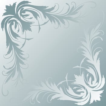 Silver color islamic background design vector