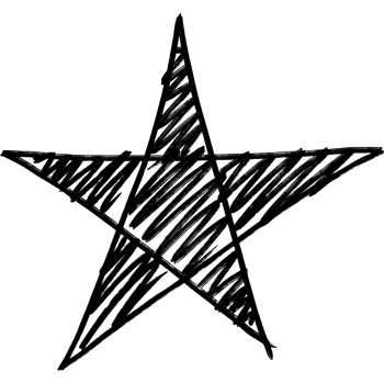 Doodle star. Hand drawn star. Star icon png