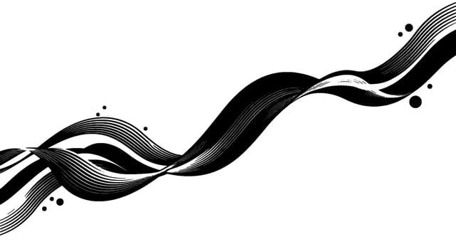 Monochromatic Linear Wave Abstract Design vector