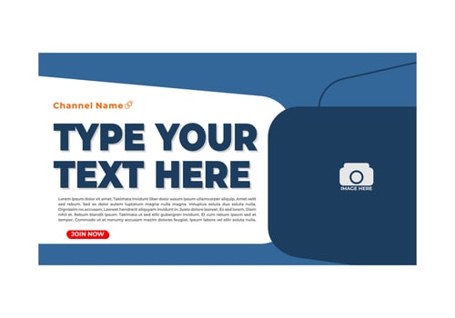 editable template banner vector