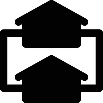 Bonded Warehouse, Warehouse Connection, Warehouses Glyph Solid Icon vector