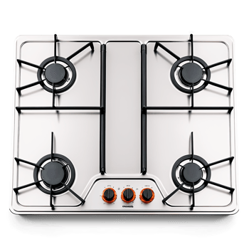 Top View of Four Burner Gas Stove png