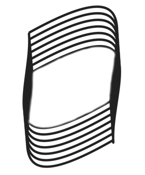 A black and white image of a black and white striped wall png