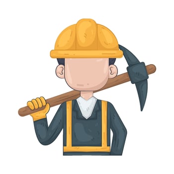 Illustration of Miner vector
