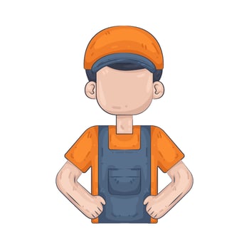 Illustration of Mechanic vector
