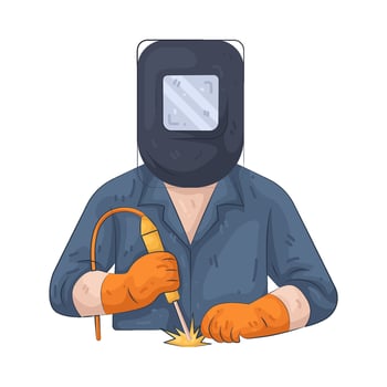 Illustration of Welder vector