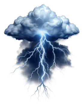 cloud and lightning png