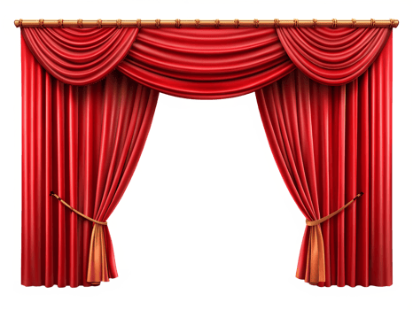 red velvet curtain png
