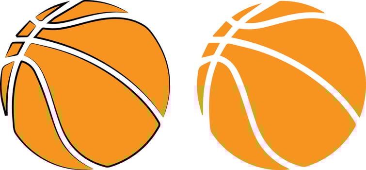 Adjustable Basketball Set vector