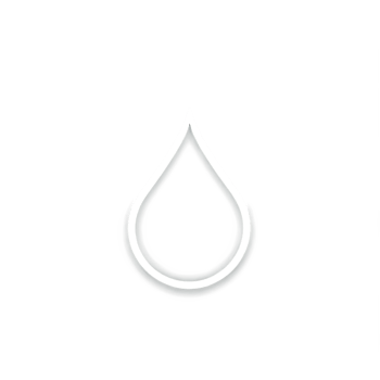 Water Droplet Icon with Transparent Effect png