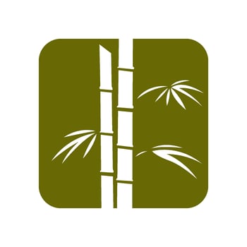 Bamboos logo icon design vector