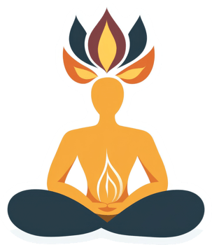 An illustration of inner peace and spiritual enlightenment. png
