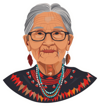 Portrait of a prominent Indigenous woman. png