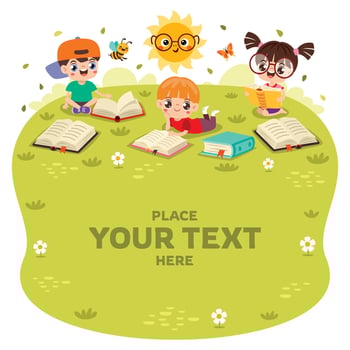 Blank Space Design For Kids vector