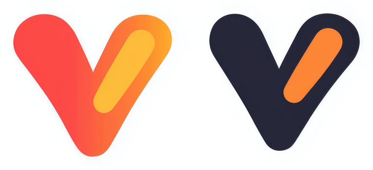 Two variations of a stylized v-shaped logo. png
