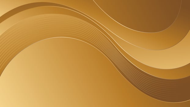 Modern Gold Flowing Lines Background for Banner and Poster vector