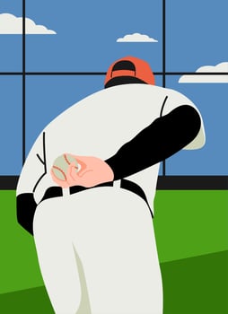 Sport Baseball Training Field Illustration vector