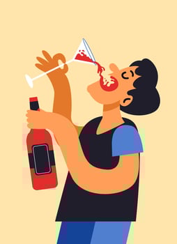Tequila Drink Illustration vector