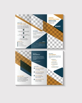 Construction Brochure Template vector