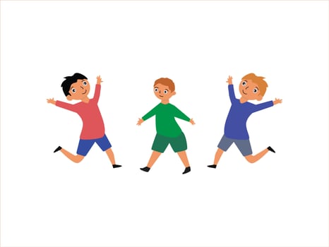 Children Playing with Dreams A World of Imagination and Connection vector