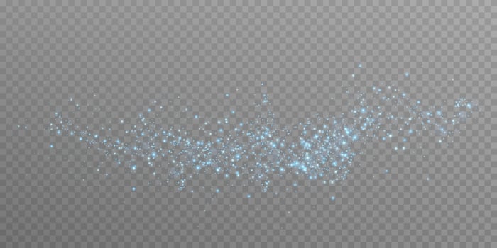 An Enchanting Sparkling Blue Particle Effect for a Variety of Creative Projects and Captivating Artistic Endeavors vector