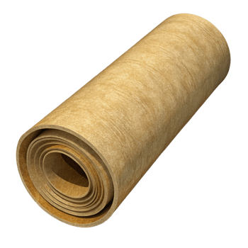 A rolled-up sheet of kraft paper, showcasing its natural brown texture and smooth surface, ideal for arts and crafts. png